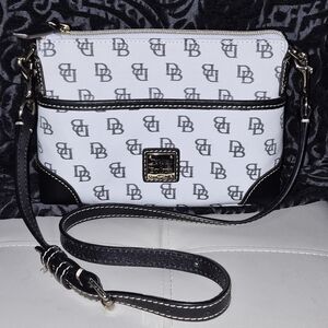 Dooney & Bourke Black and White Crossbody Bag